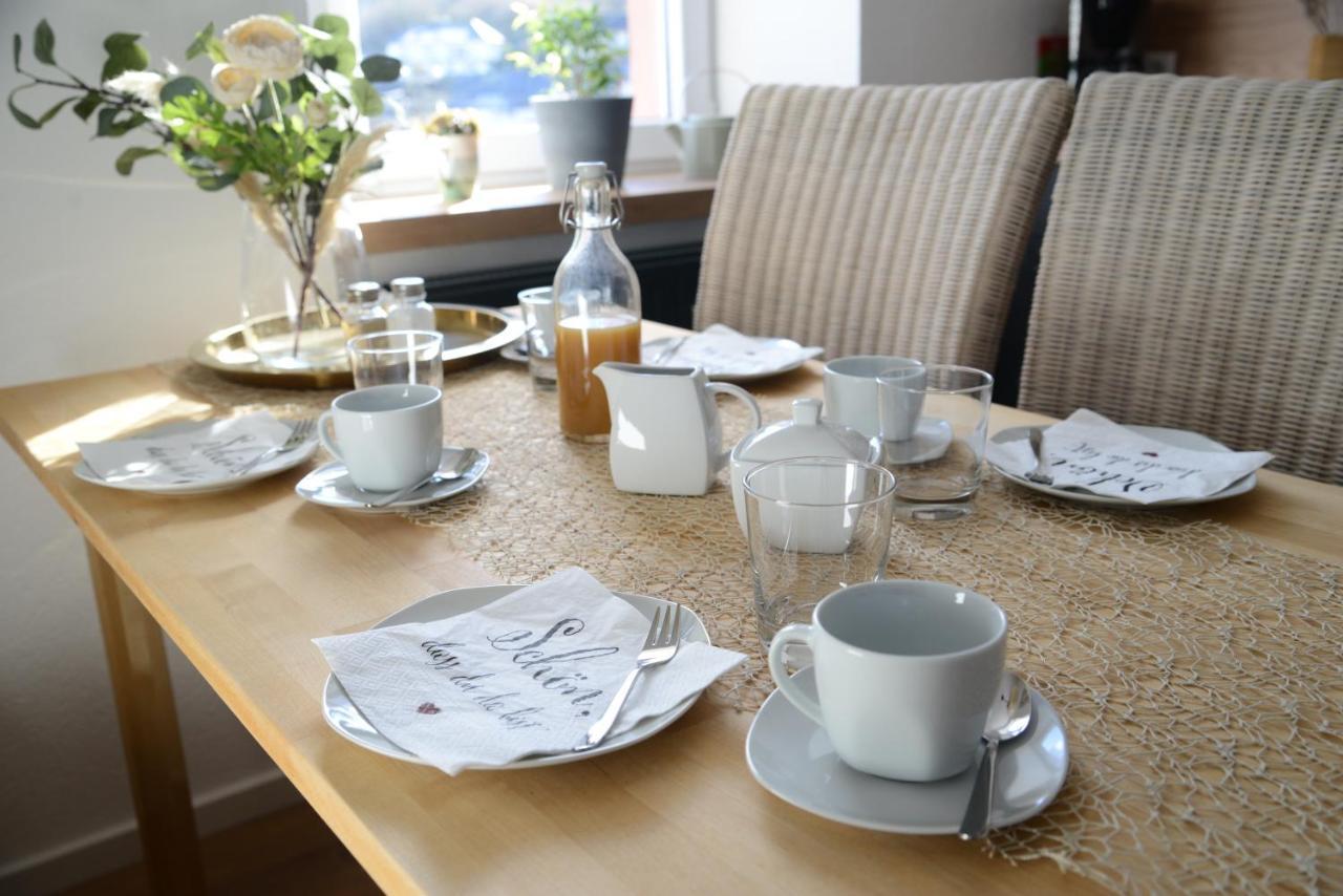 Ferienwohnung Die Alte Schule เดาน์ ภายนอก รูปภาพ